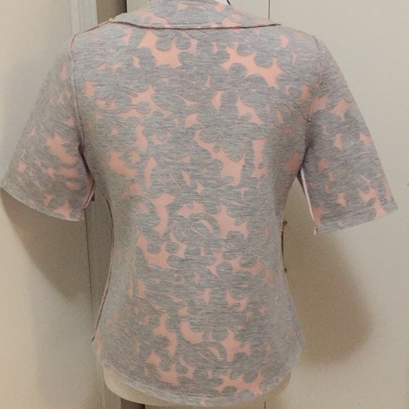 Patrizia Luca pink & grey top - Picture 3 of 7